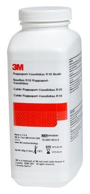 3m? rappaport-vassilidias r10培養(yǎng)基 bp0288500，500 g，1件裝