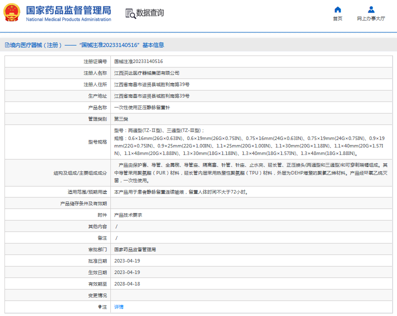 洪達(dá)***次性使用正壓靜脈留置針兩通型(TZ-Ⅱ型)、三通型(TZ-Ⅲ型)1.png